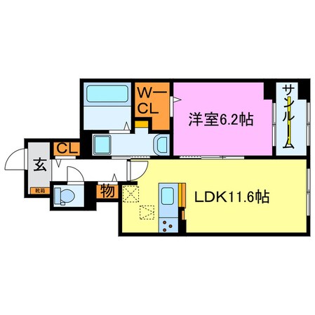 レアージュの物件間取画像